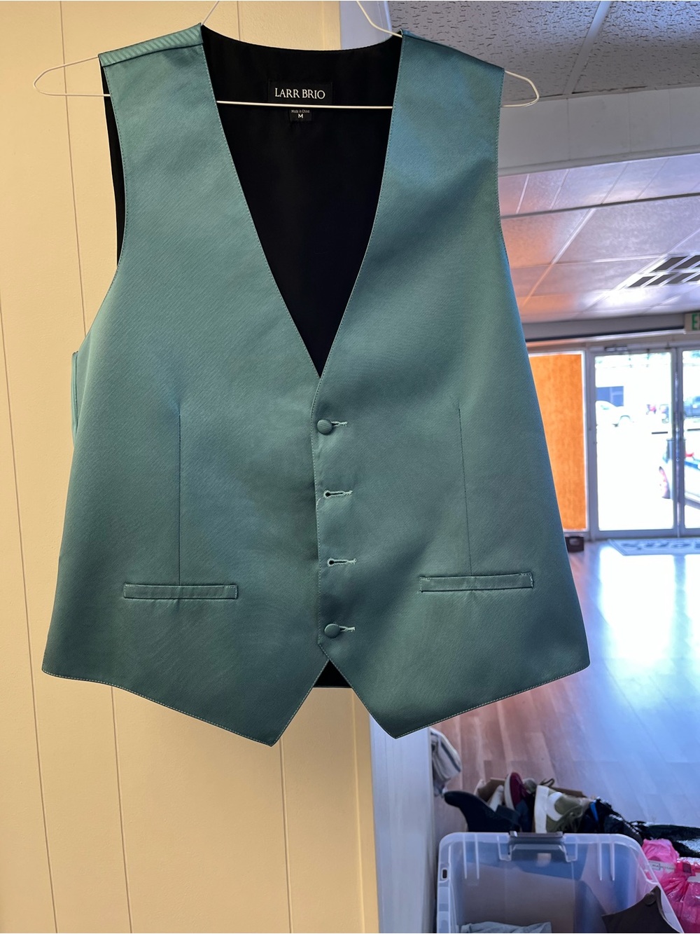 Men's Teal Dress Vest